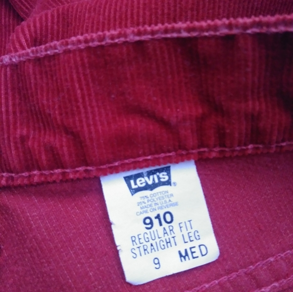Levi's vintage red corduroy jeans - Picture 3 of 8